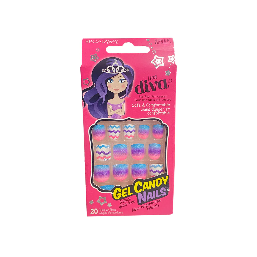 Broadway Little Diva 20 Nails Zig Zag 60689 – Beauty Outlet
