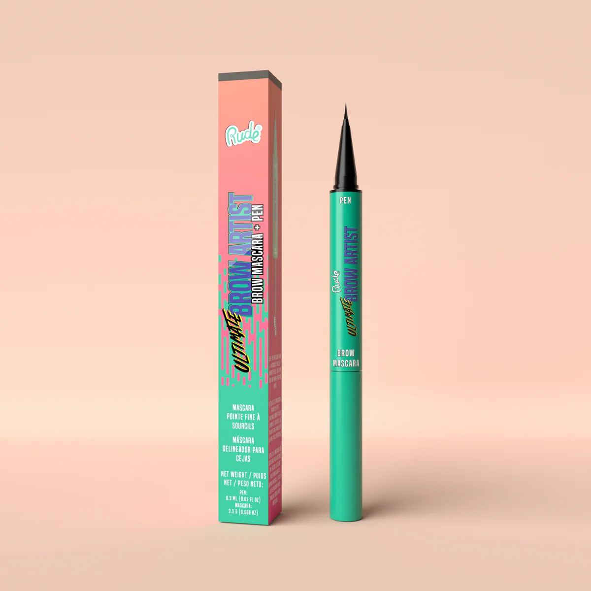 RUDE Ultimate Brow Artist Brow Mascara and Pen