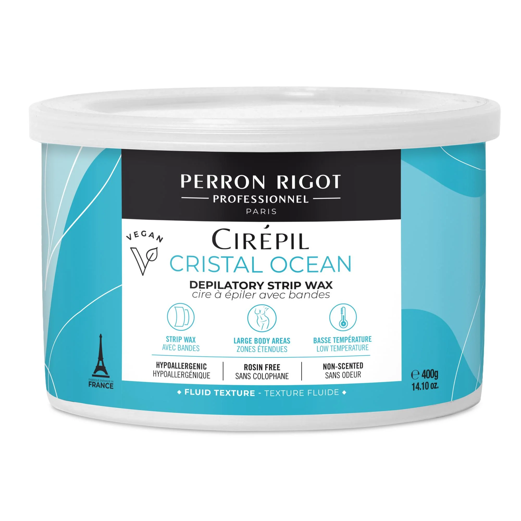Cirepil Soft Wax Tin, Cristal Ocean, 14 oz