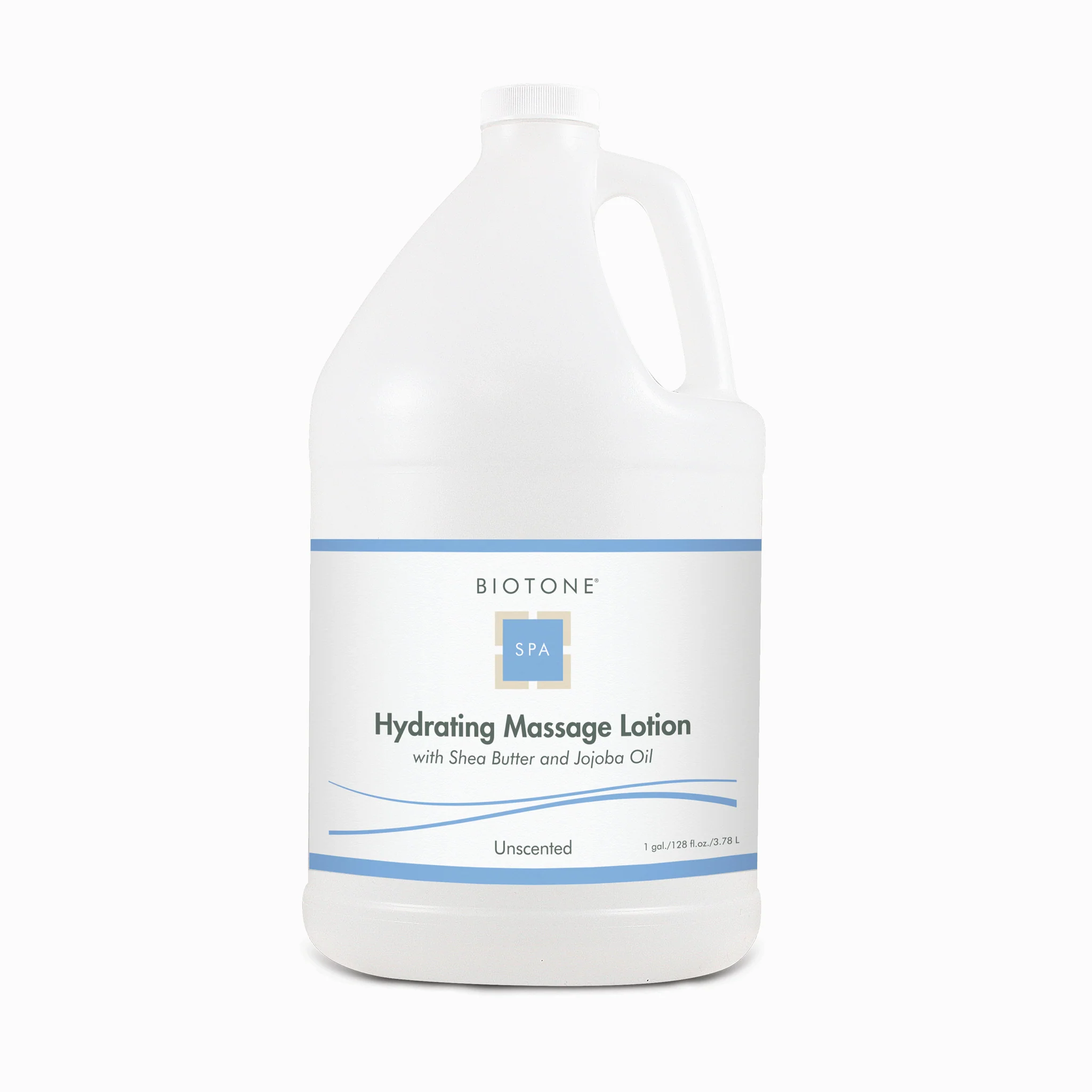 BIOTONE Hydrating Massage Lotion, Unscented, 1 gallon