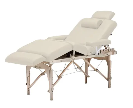 Earthlite Calistoga Portable Salon Table, Vanilla Creme