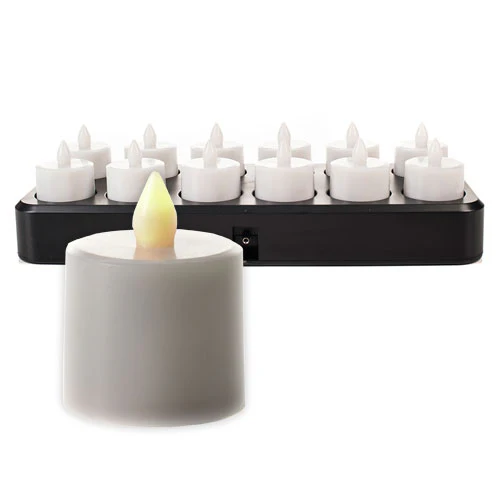 Flameless Candle Cafe Series Starter Set, 12 Candles