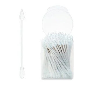 Camera Ready Cosmetics Point and Flat Oval Tip Swab - 120pc.