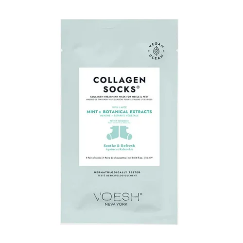 Voesh Collagen Socks Mint (1 Pair) 1 set