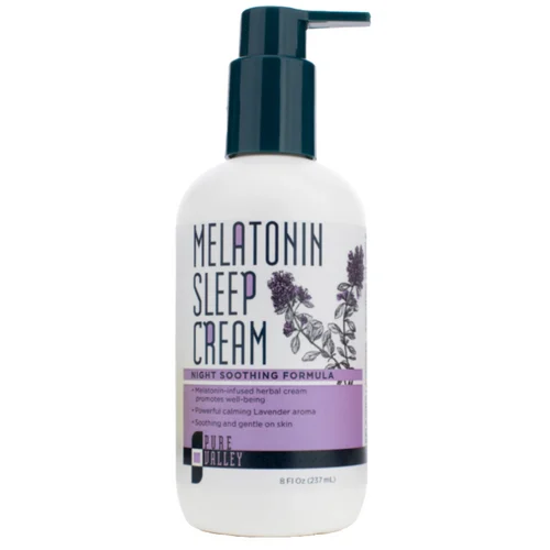 Pure Valley Melatonin Sleep Cream 8 fl oz