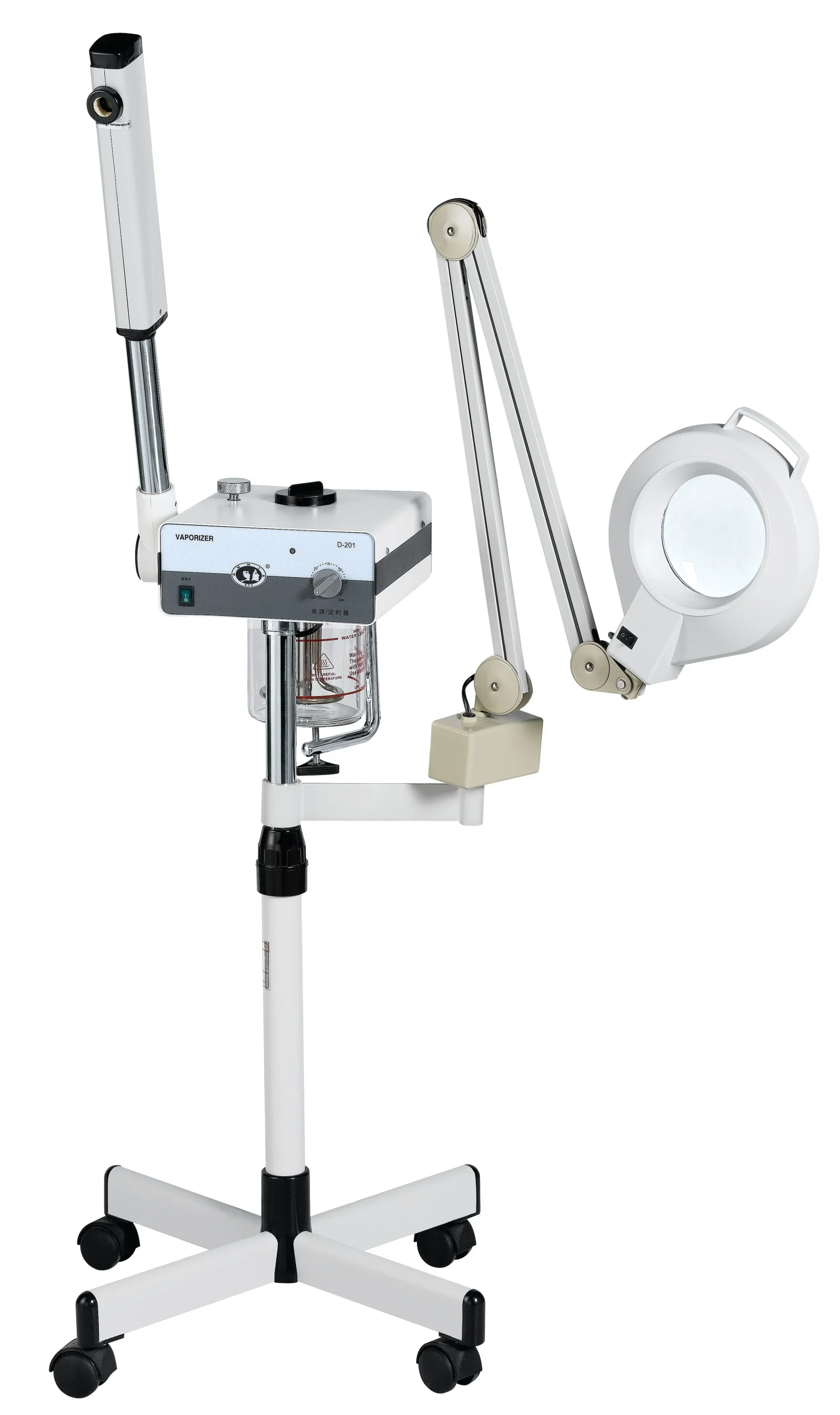 Square 2-in-1 Steamer and Magnifying Lamp