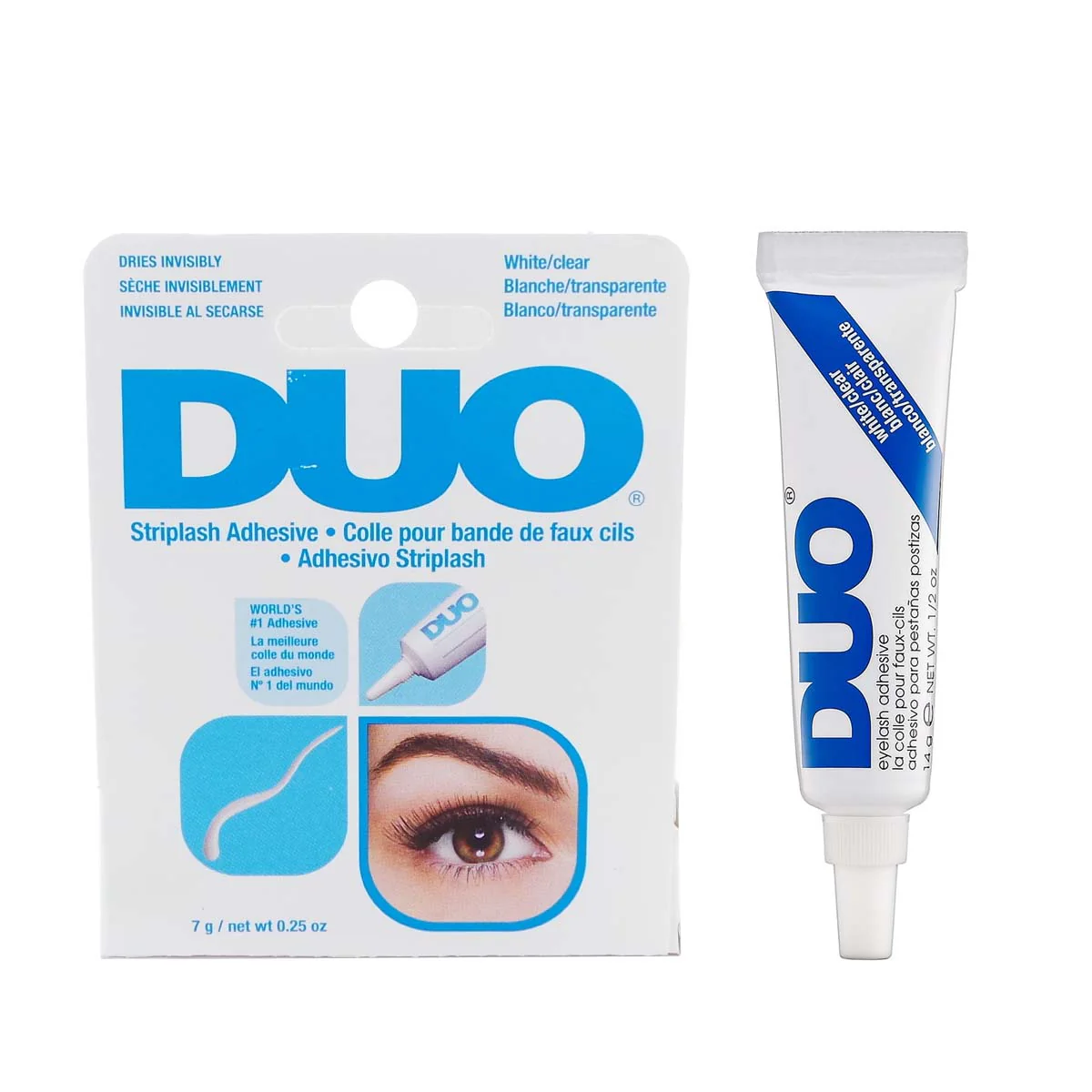 DUO Striplash Adhesive - White/Clear