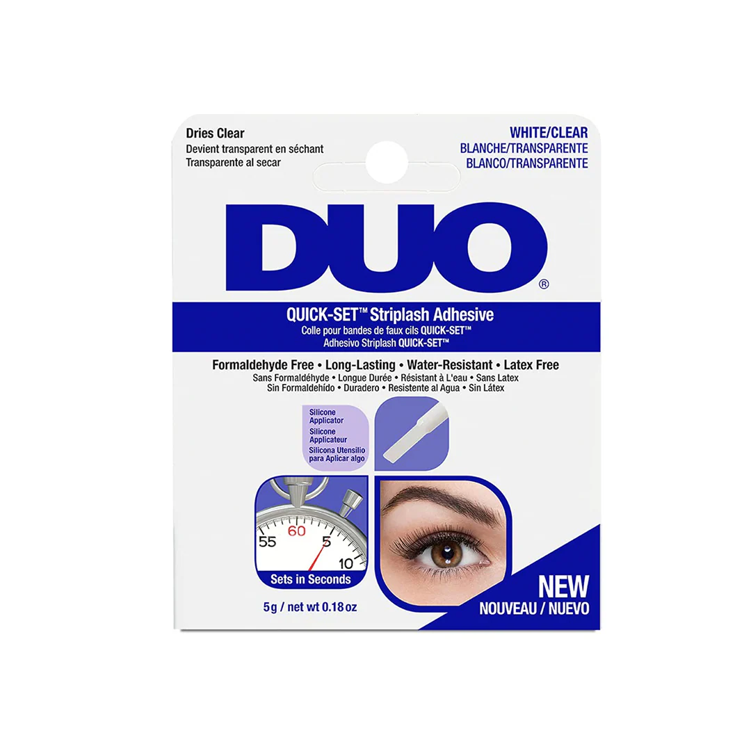 DUO Quick Set Striplash Adhesive Clear 5g – Beauty Outlet