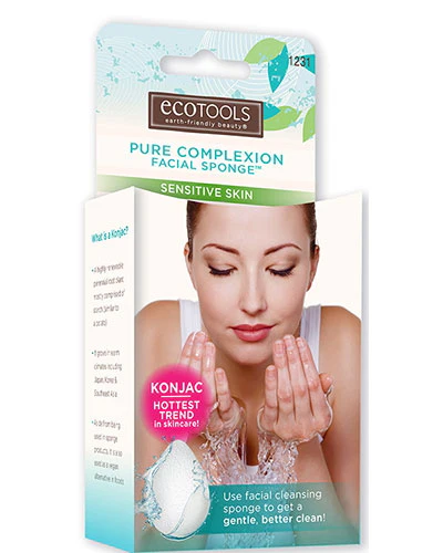 EcoTools Pure Complexion Facial Sponge - Sensitive Skin - White