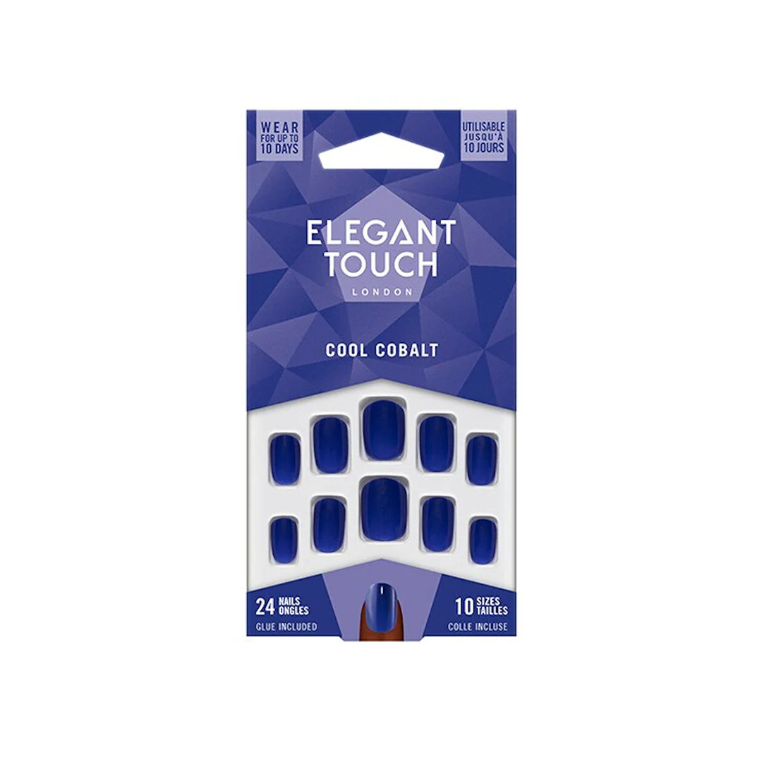 Elegant Touch False Nails Cool Cobalt – Beauty Outlet