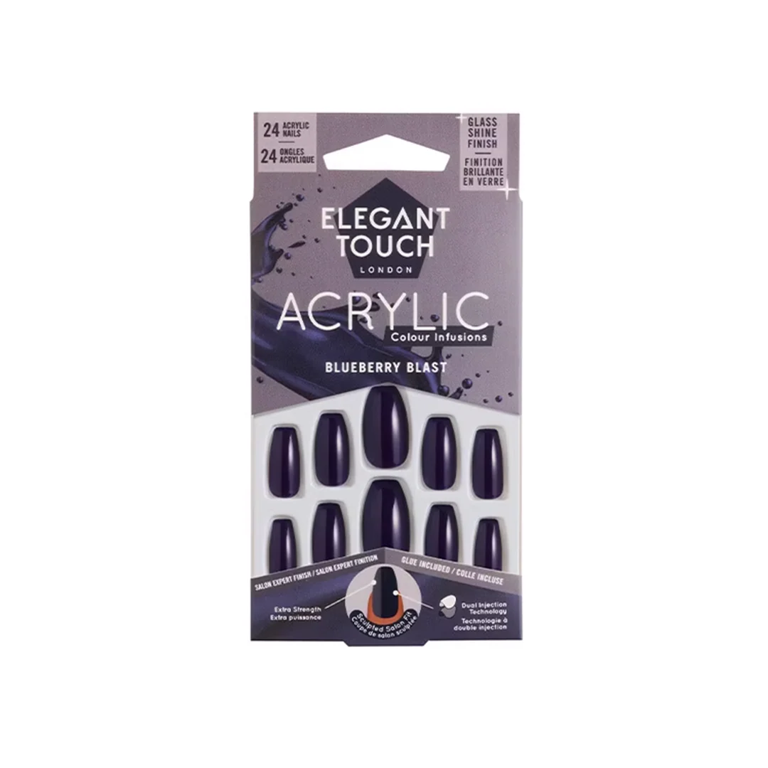 Elegant Touch False Nails Blueberry Blast – Beauty Outlet