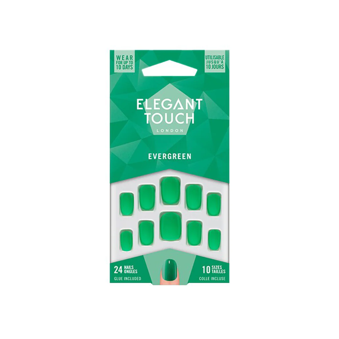 Elegant Touch False Nails Evergreen – Beauty Outlet