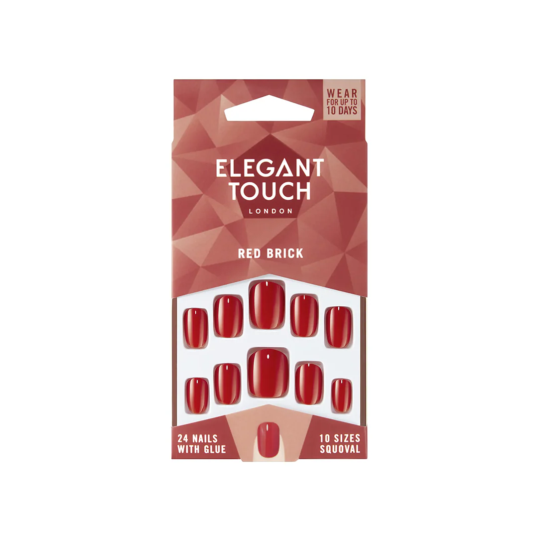 Elegant Touch False Nails Red Brick – Beauty Outlet