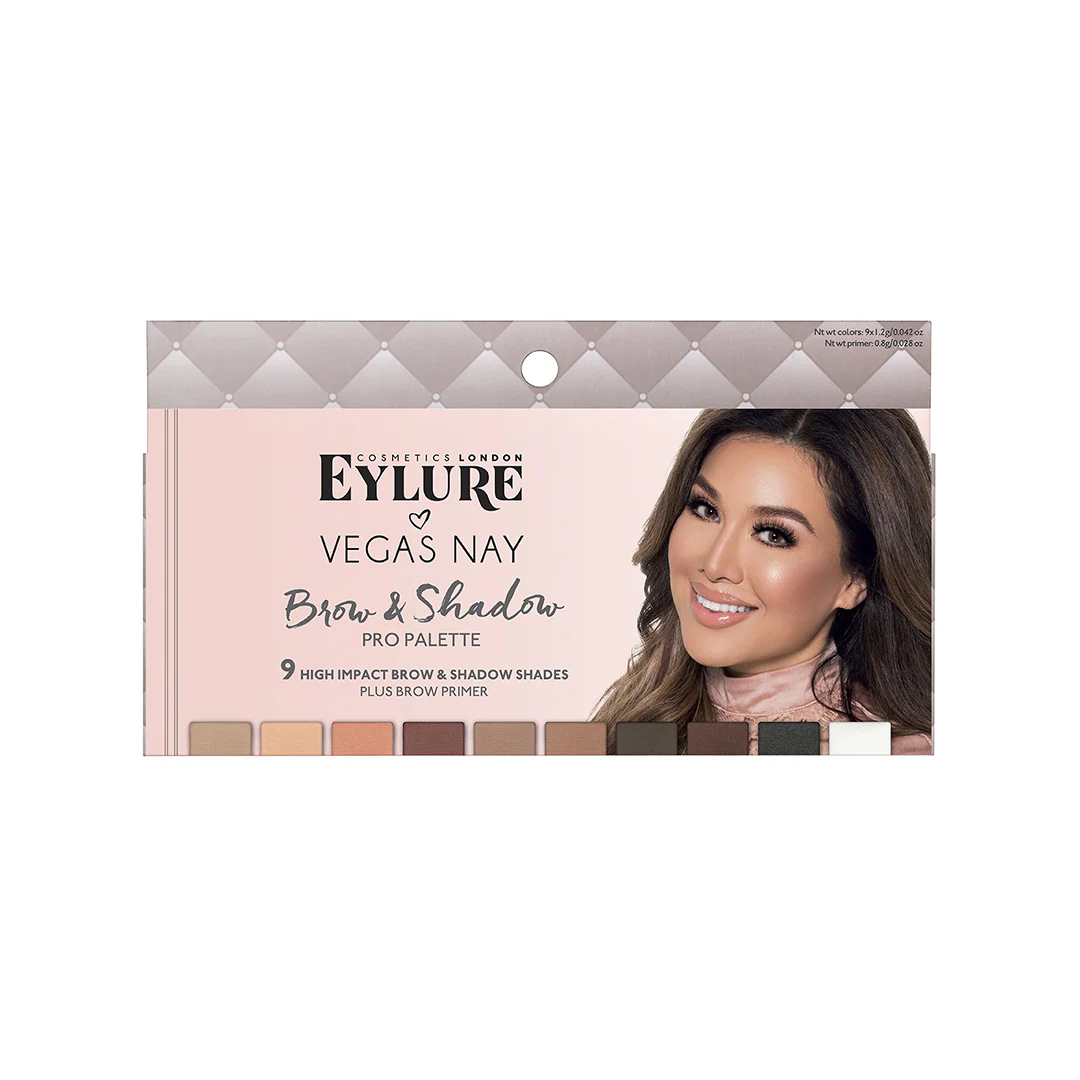 Eylure Vegas Nay Brow & Shadow Pro Palette 9 Shades – Beauty Outlet