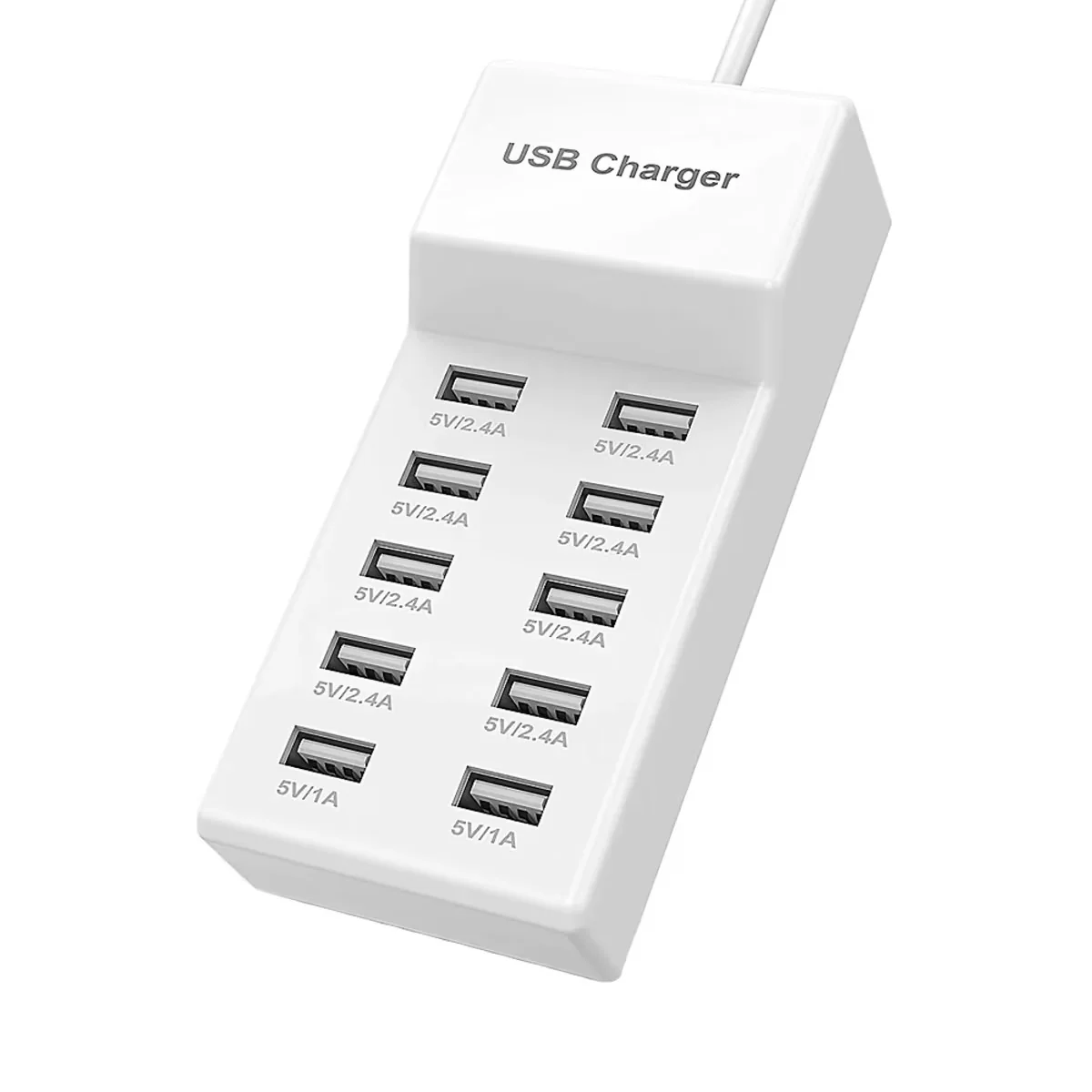 Flameless Candle Kratos 10-Port Table Lamp Charging Adapter