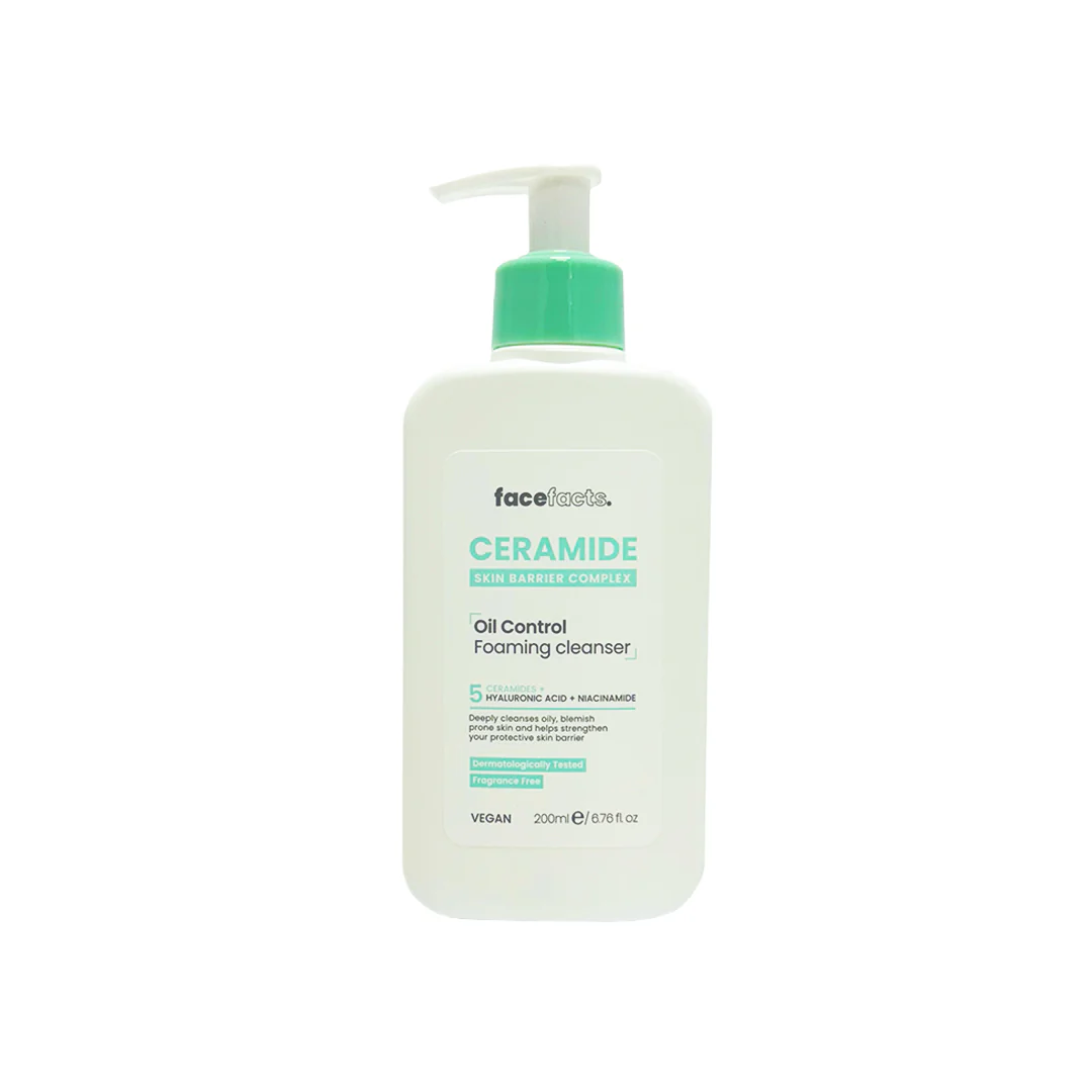 Face Facts Ceramide Oil Control Foaming Cleanser 200ml – Beauty Outlet