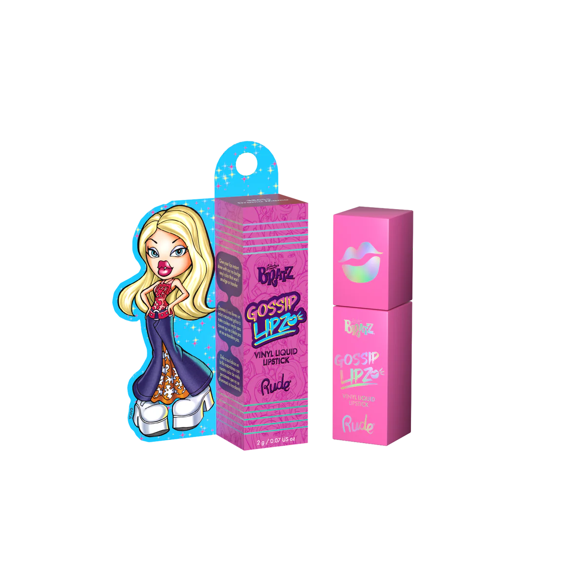 RUDE Bratz Gossip Lipz Vinyl Liquid Lipstick