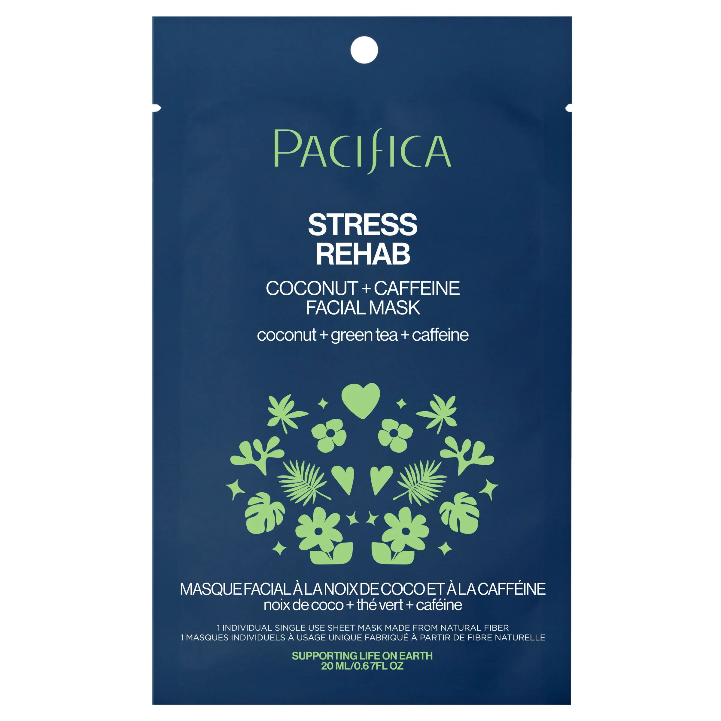Stress Rehab Coconut & Caffeine Facial Mask