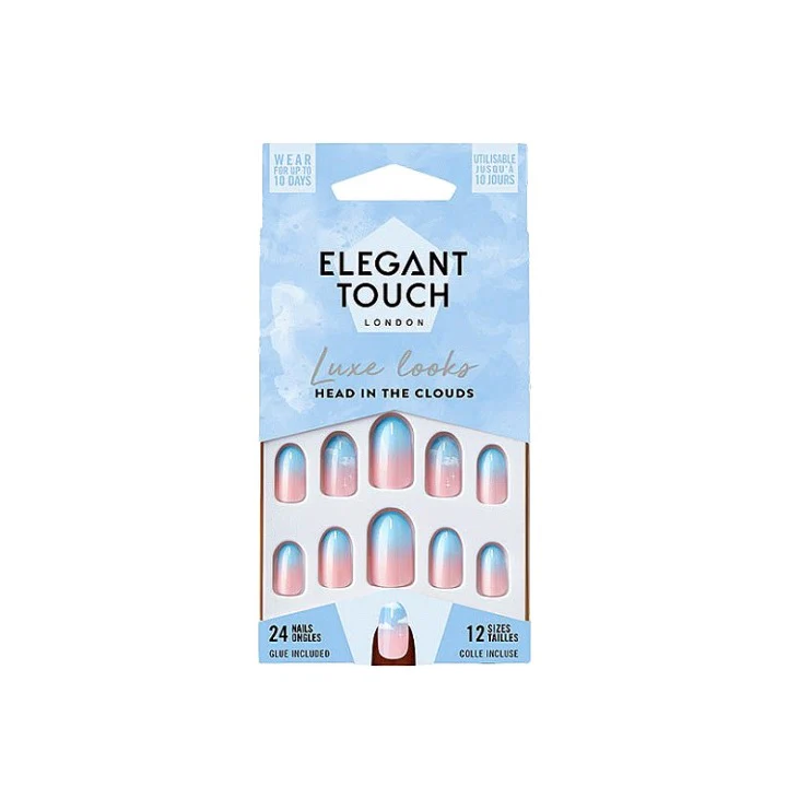Elegant Touch Luxe Looks False Nails Head in The Clouds – Beauty Outlet