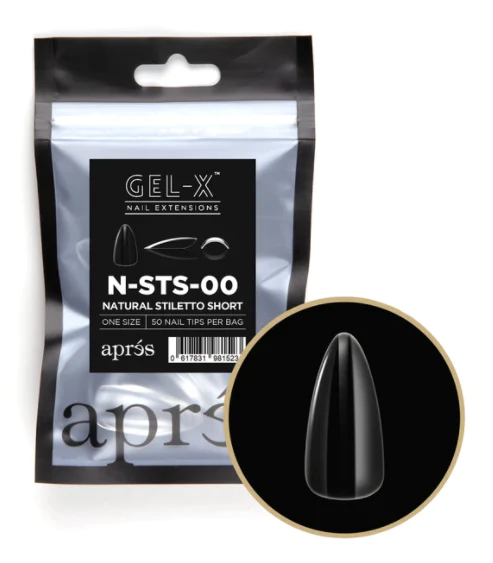 Individual Tips Natural Stiletto Short