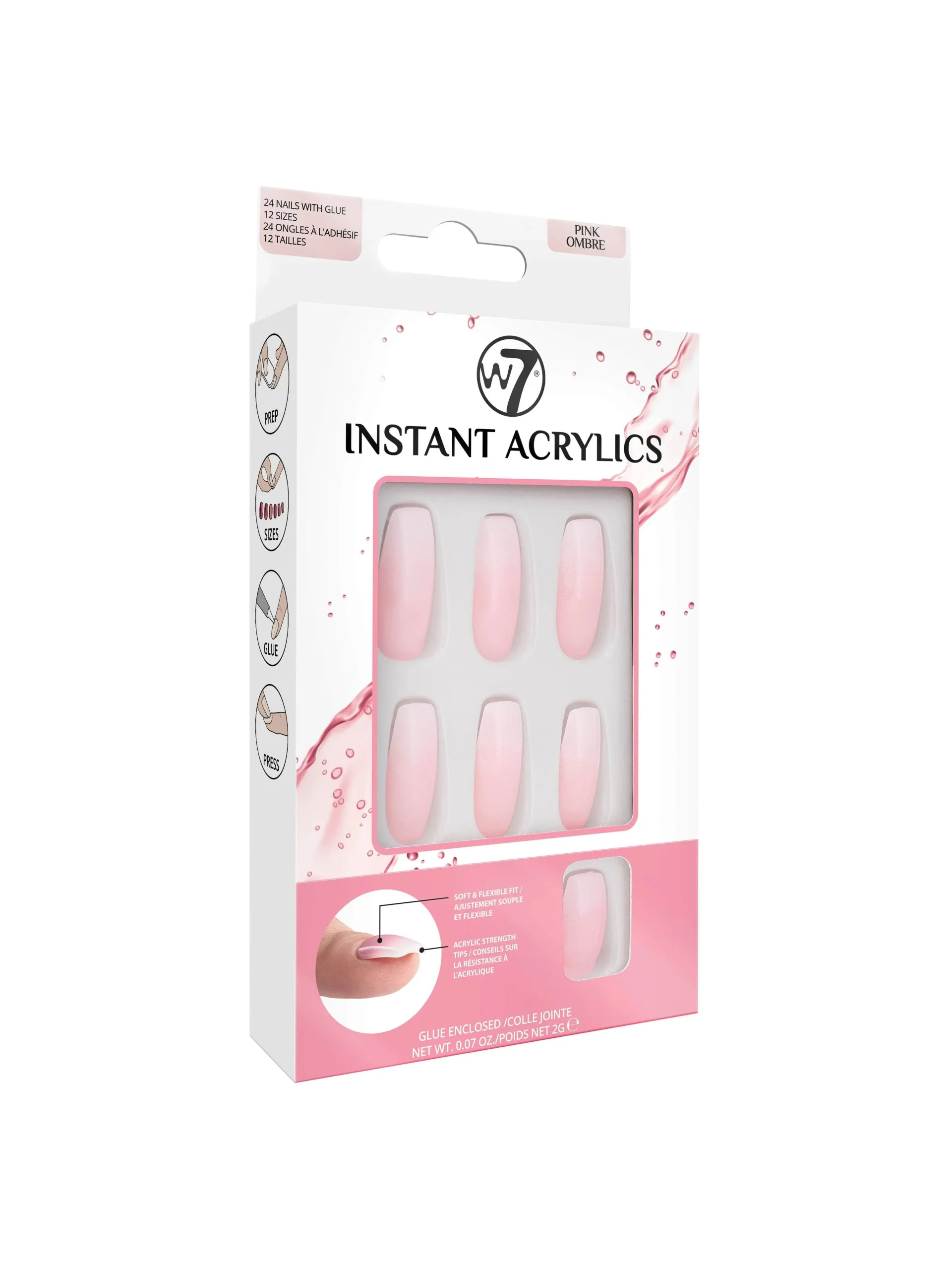 W7 Instant Acrylics Pink Ombre – Beauty Outlet