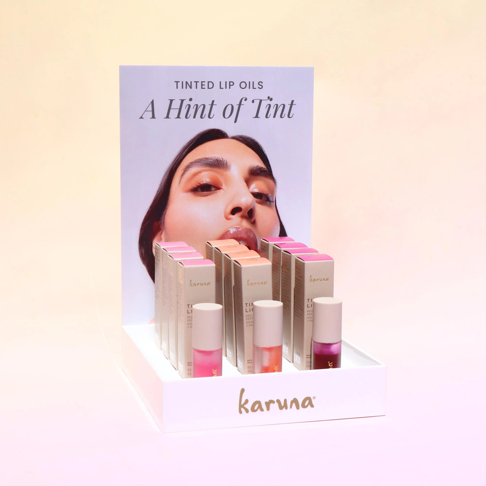Karuna Tinted Lip Oils Display