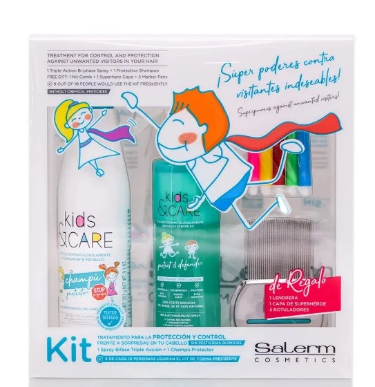 Kids&Care Shampoo+Biphase Kit Lice