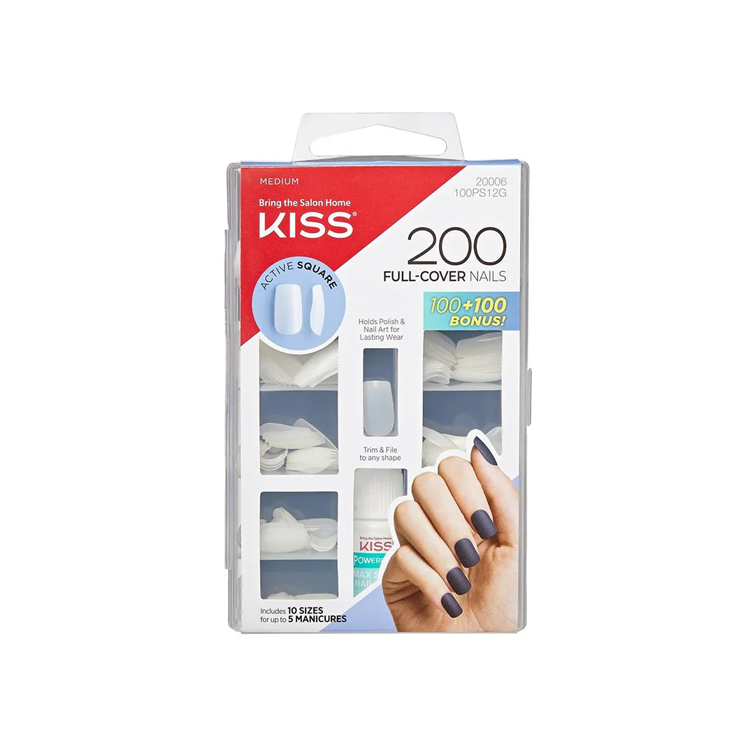 Kiss 100 Active Square Nails 20006 – Beauty Outlet