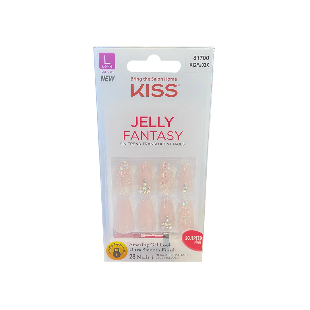 Kiss 28 Jelly Fantasy Large False Nails 81700 – Beauty Outlet