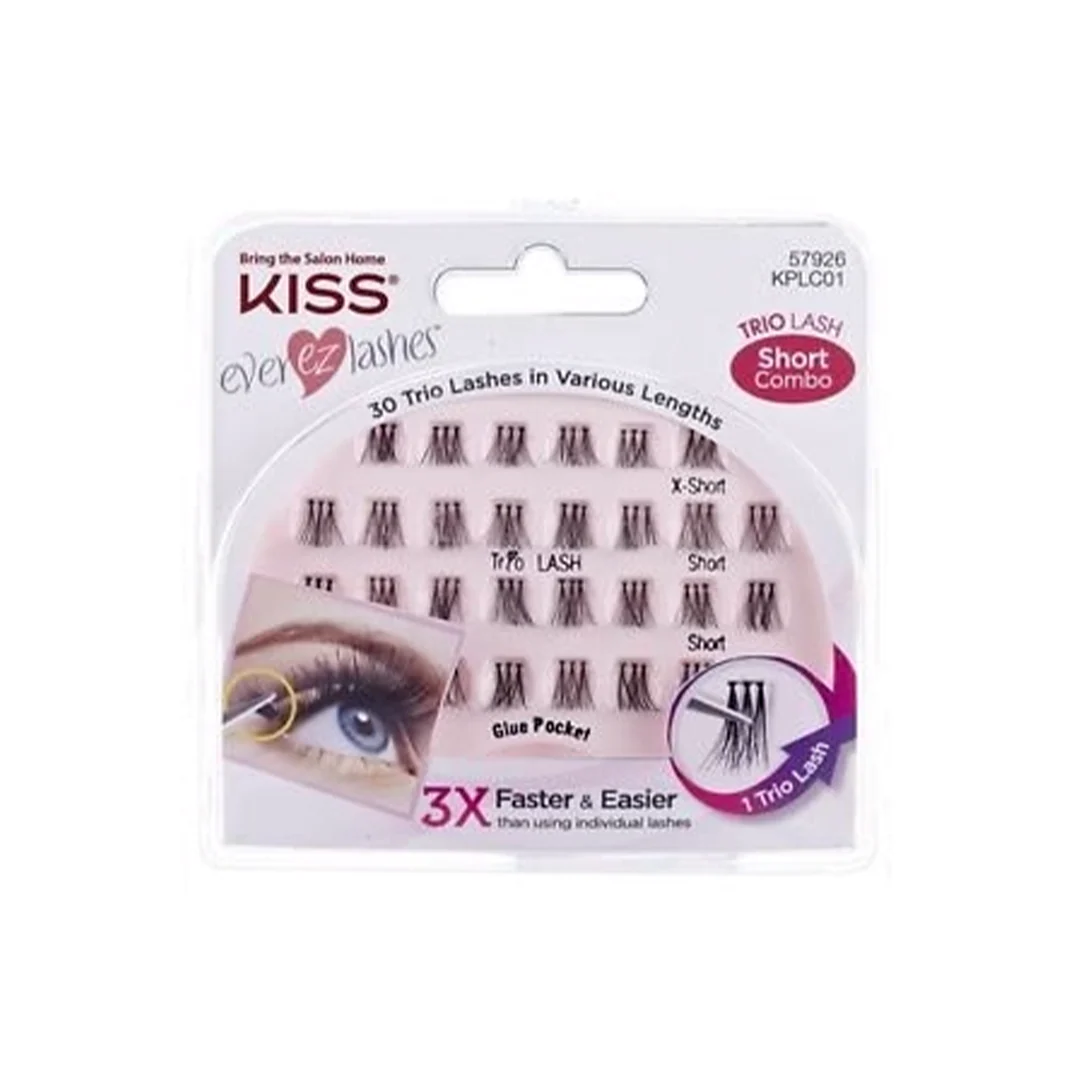 Kiss 30 Trio in Various Lengths Short Combo False Eyelashes – Beauty Outlet