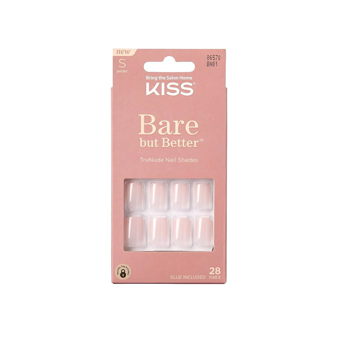 Kiss Bare But Better 28 Short Nails 86570 – Beauty Outlet