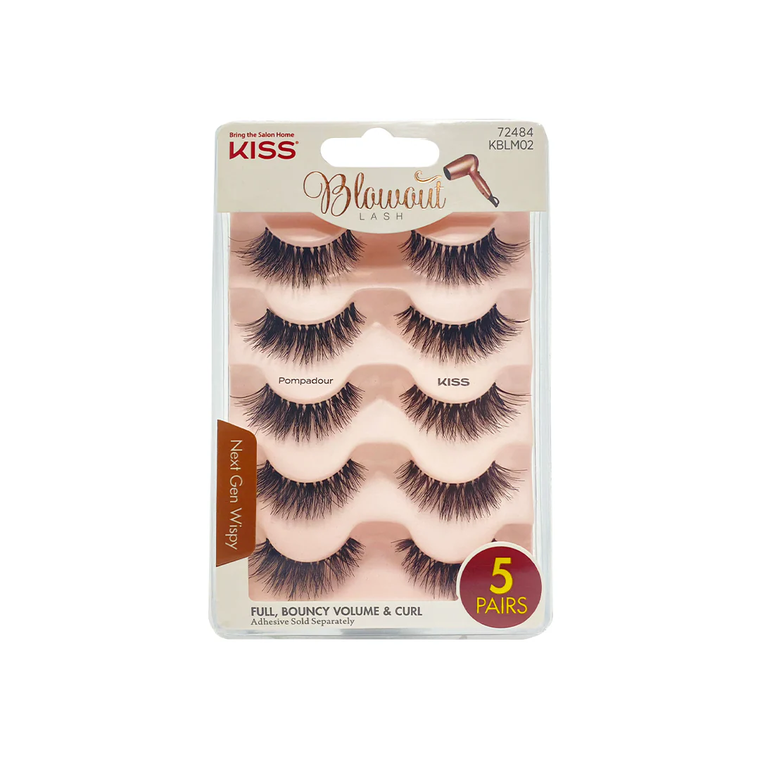 Kiss Blowout Lash 5 Piece Set Pompadour 72484 – Beauty Outlet