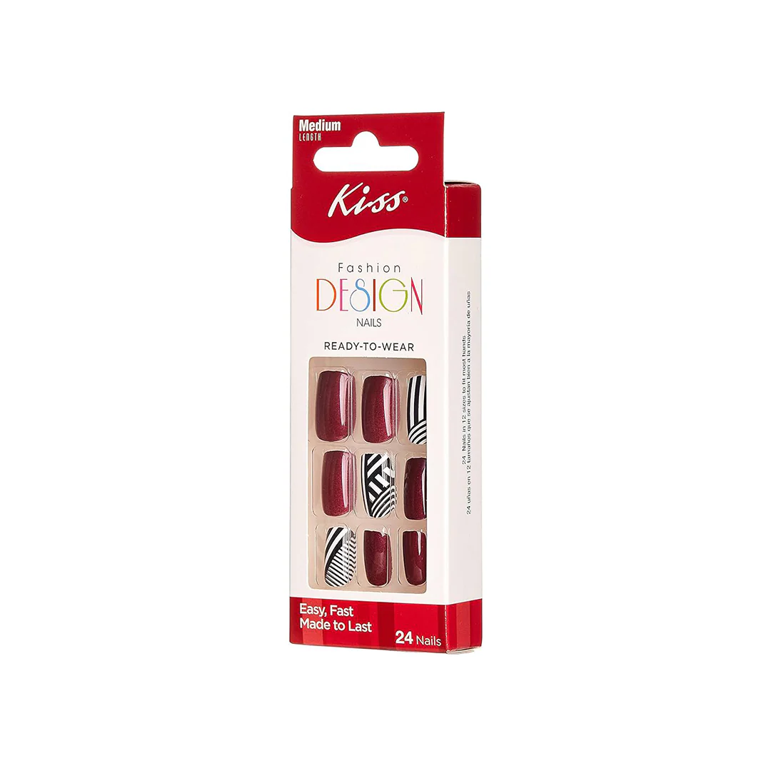 Kiss Fashion Design 24 Nails Dazzle DGBD01 – Beauty Outlet
