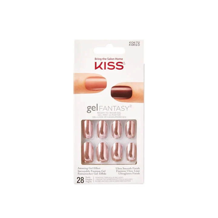 Kiss Gel Fantasy Nails 60672 Rose Gold – Beauty Outlet