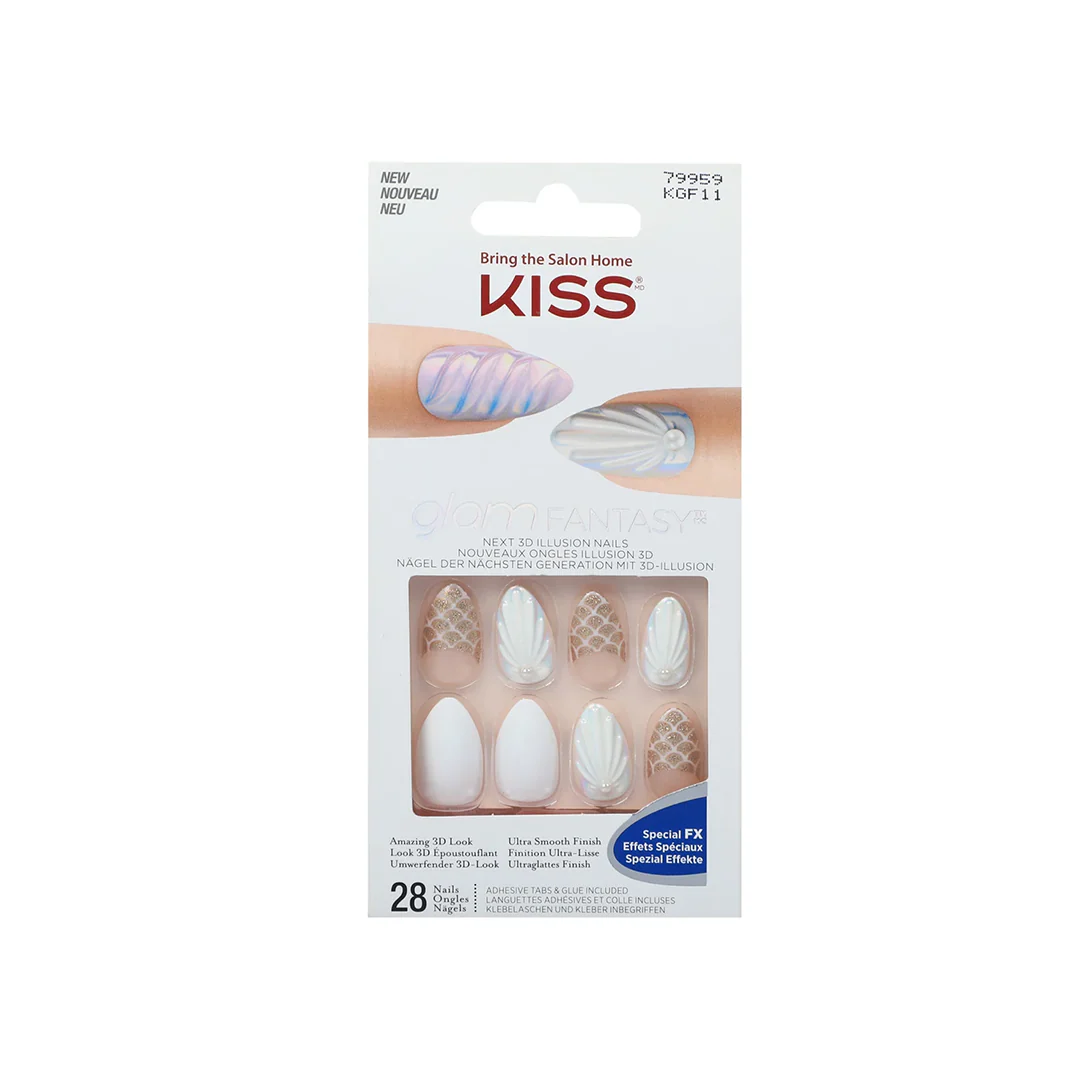 Kiss Gel Fantasy 28 Medium Nails 79959 Shell KGF11 – Beauty Outlet
