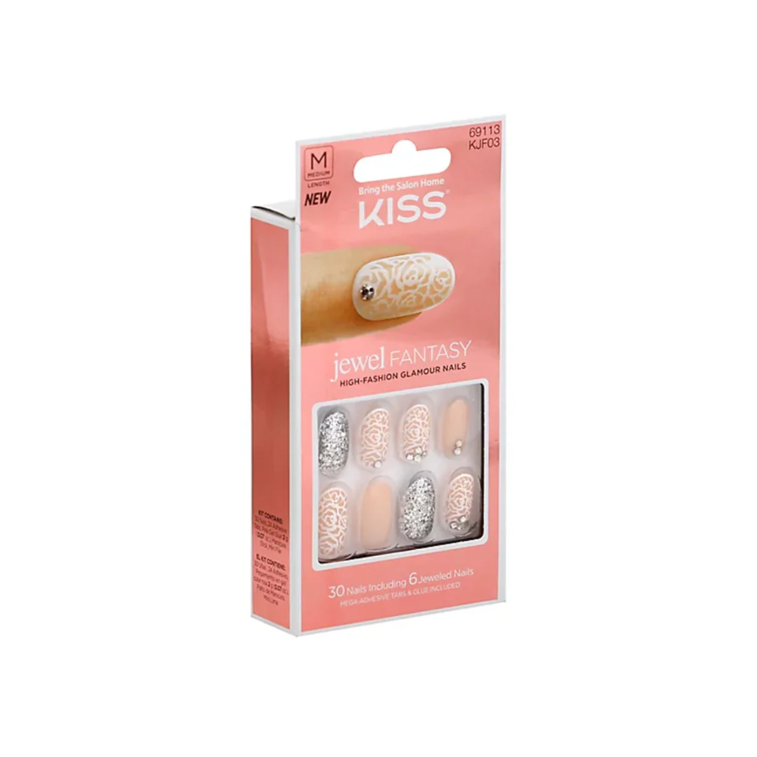 Kiss Jewel Fantasy 30 Medium Nails 69113 – Beauty Outlet