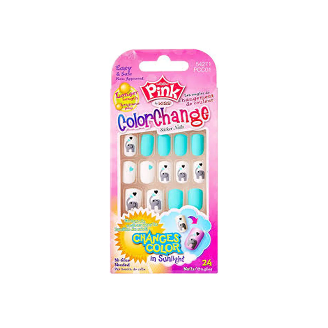 Kiss Pink Color Change Nails 54271 – Beauty Outlet