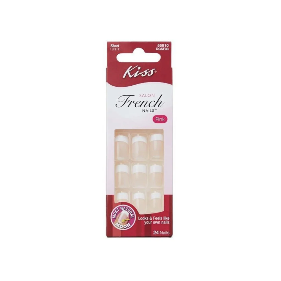 Kiss Salon French Nails Pink DGSF03 – Beauty Outlet
