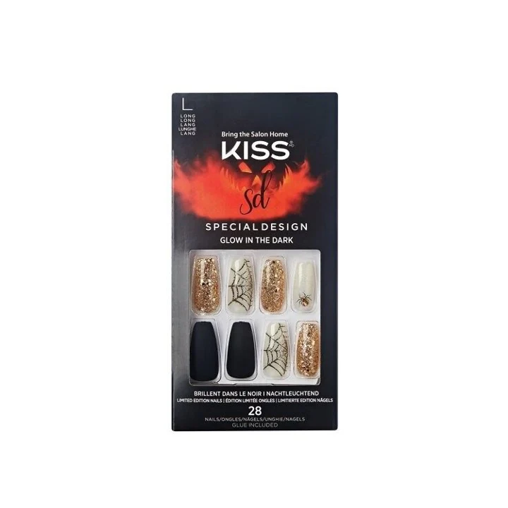 Kiss Special Design 28 Nails 87739 Gold Web – Beauty Outlet