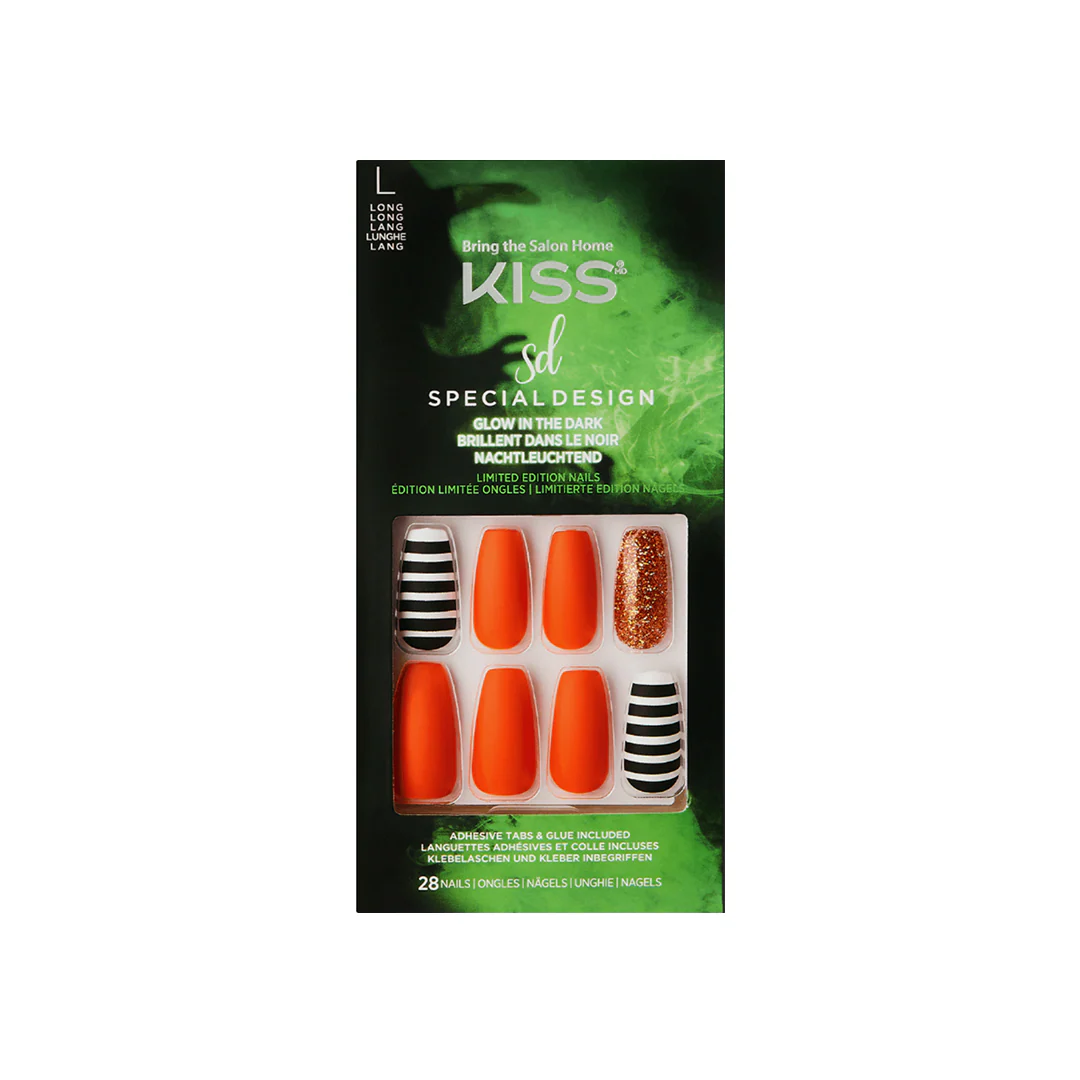 Kiss Special Design Glow In The Dark Long Nails 85830 – Beauty Outlet