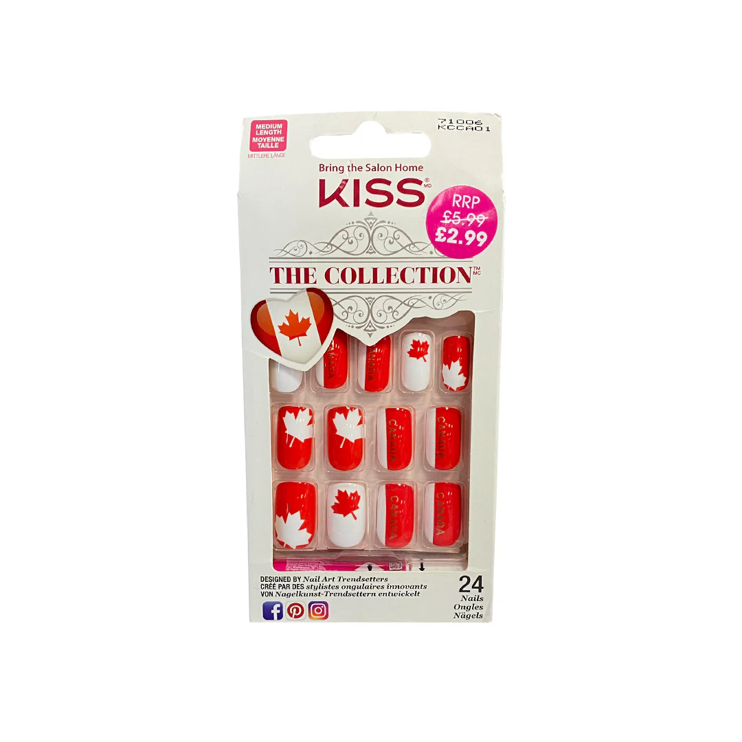 Kiss The Collection 24 Nails Medium – Beauty Outlet