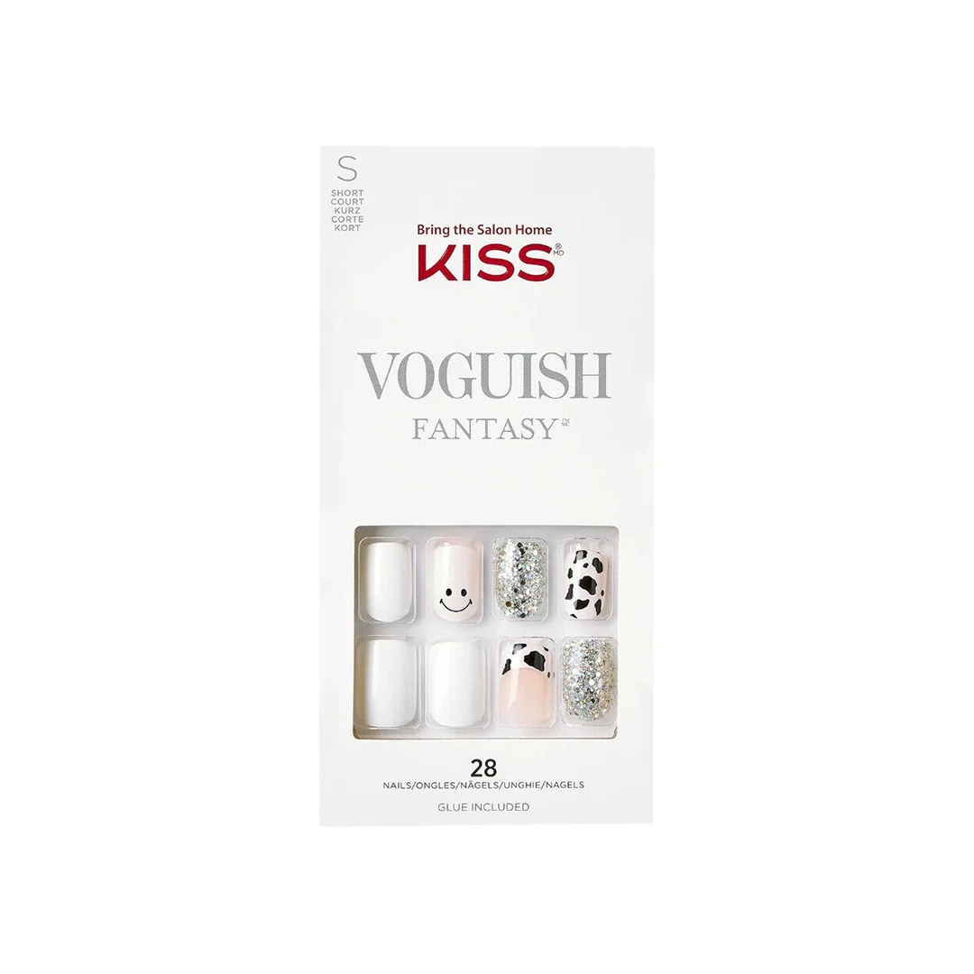 Kiss Voguish Fantasy 28 Short Nails 87734 FV24X – Beauty Outlet