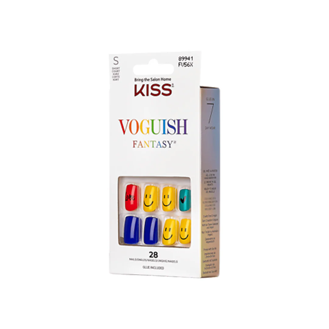 Kiss Voguish Fantasy 28 Short Nails 89941 – Beauty Outlet