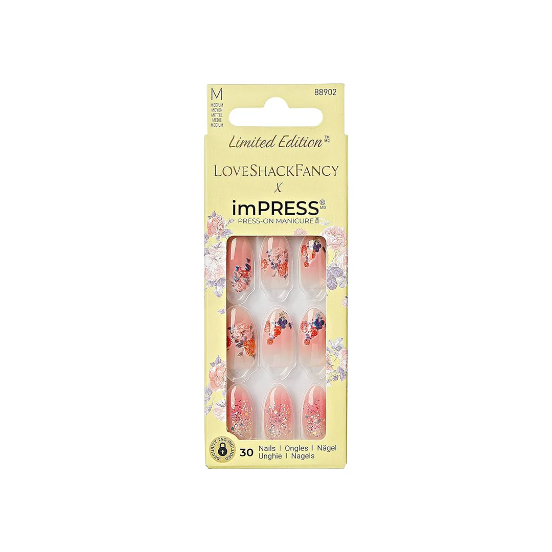 Kiss X Love Shack Fancy Impress Citrus Candy 30 Medium Nails 88902 – Beauty Outlet