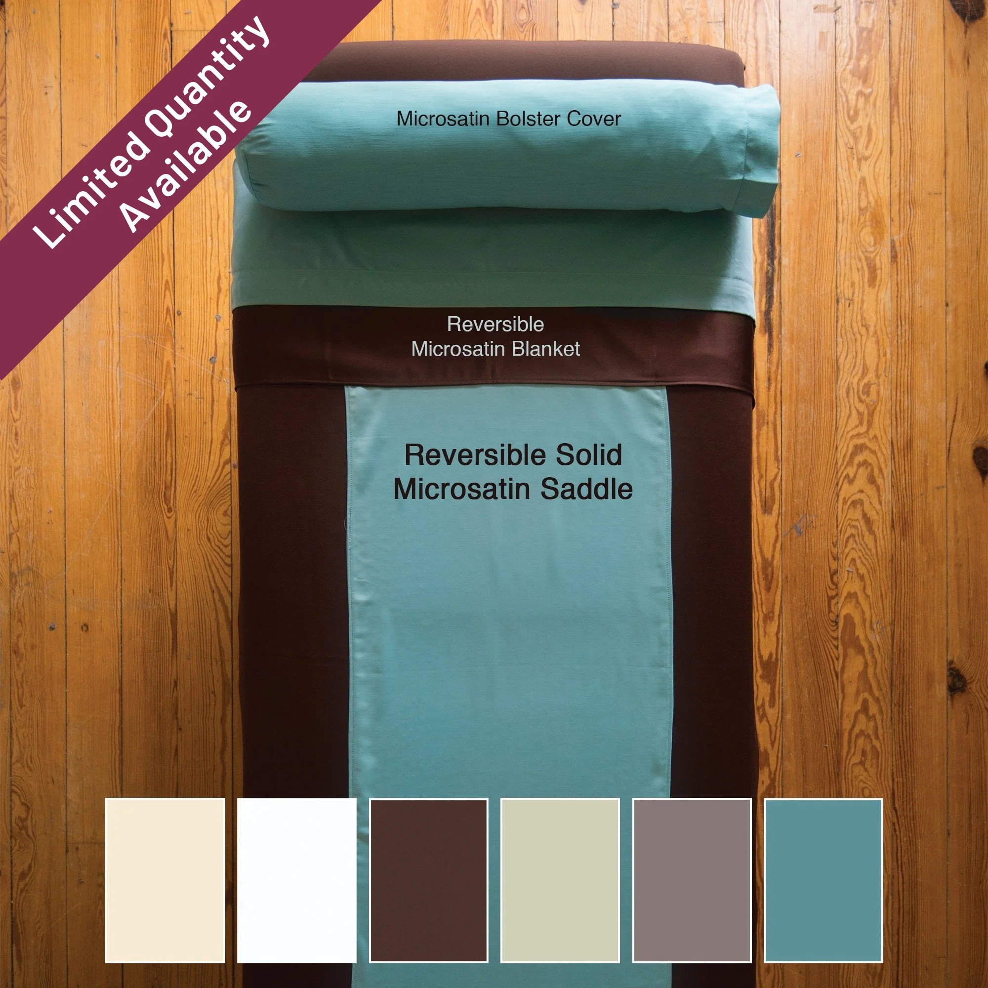 Sposh Reversible MicroSatin Saddle, Tea Leaf