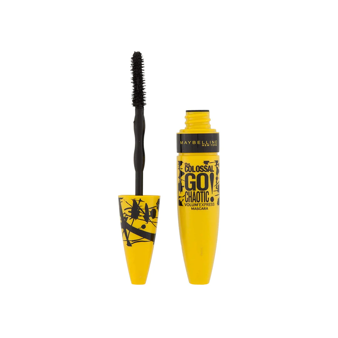 MAYBELLINE THE COLOSSAL GO CHAOTIC! MASCARA BLACKEST BLACK – Beauty Outlet