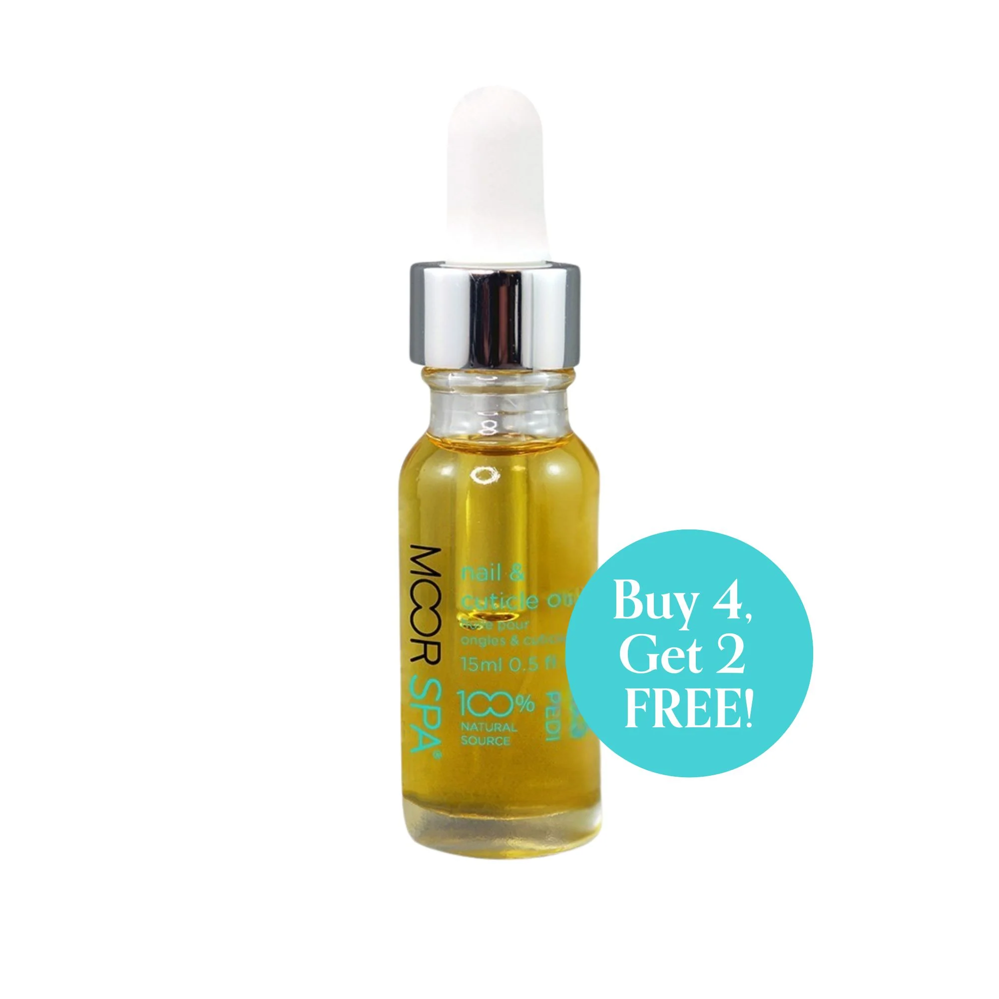 Moor Spa Nail & Cuticle Oil, 0.5 fl oz, Buy 4 Get 2 FREE