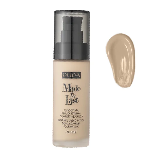 Pupa Made to Last Foundation- 001 Light Ivory 30 ml / 1 fl oz