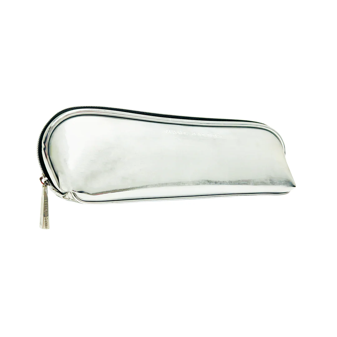 Marc Jacobs Silver Patent Cosmetic Bag – Beauty Outlet