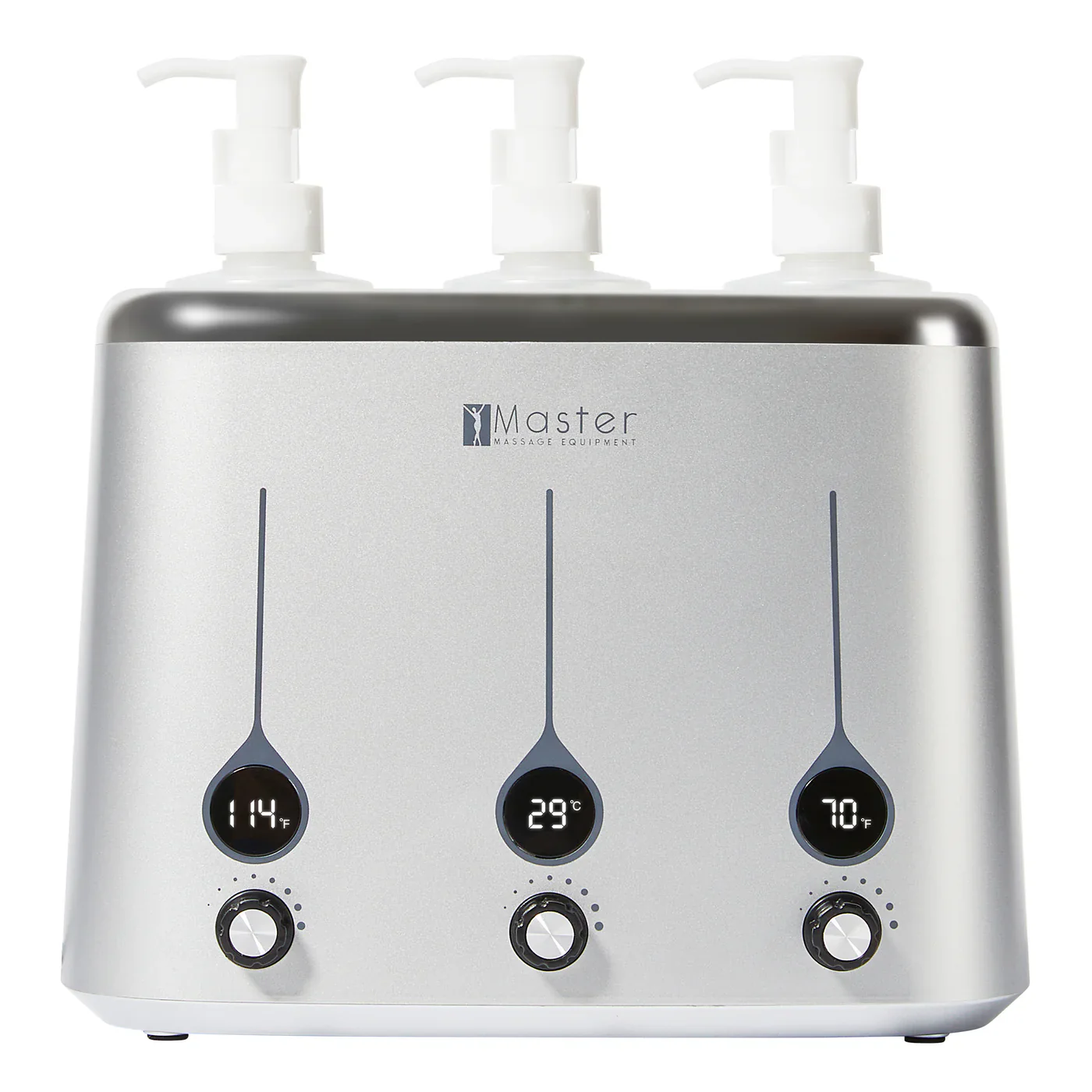 Professional Digital Massage Oil & Lotion Warmer, 3 Bottle